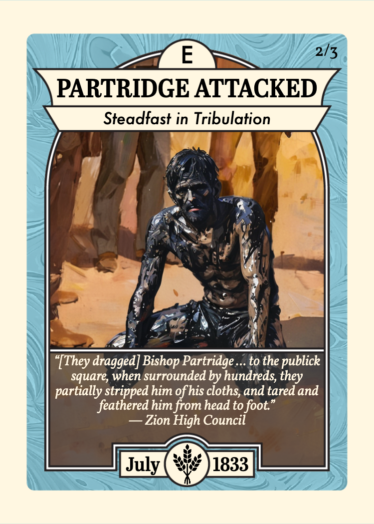 Front of card