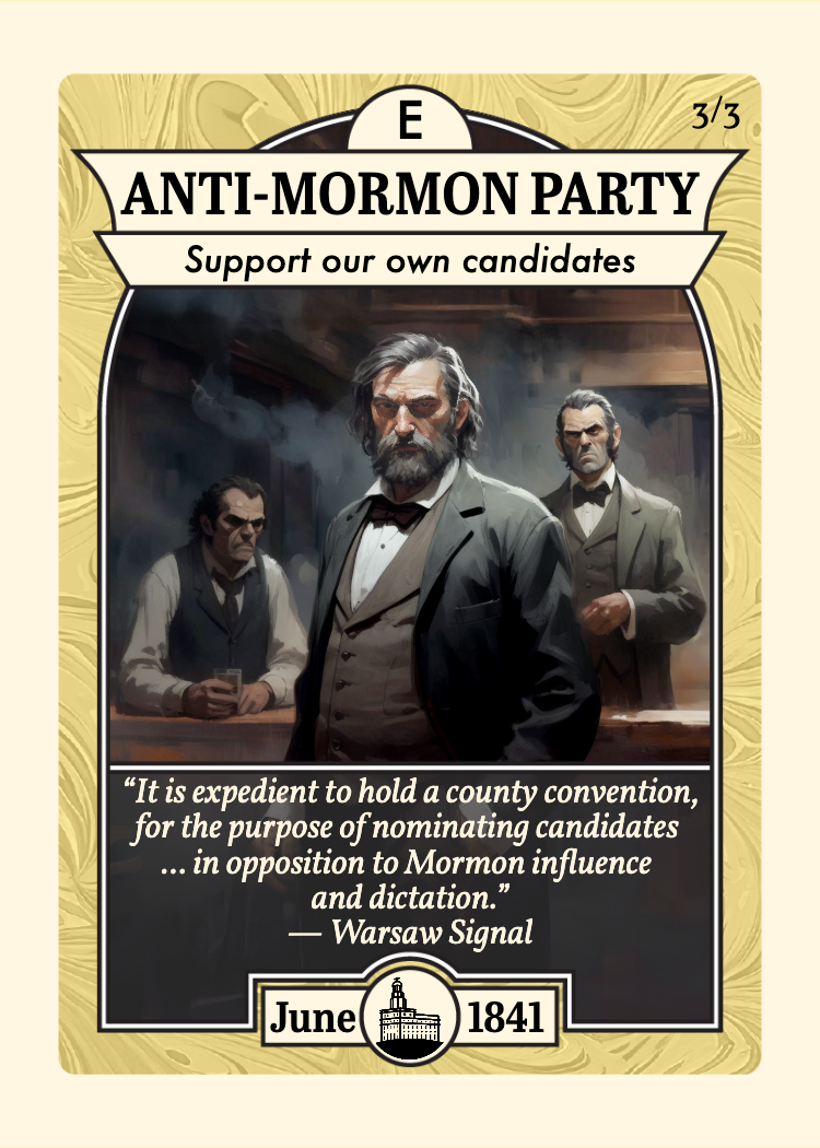 Front of card
