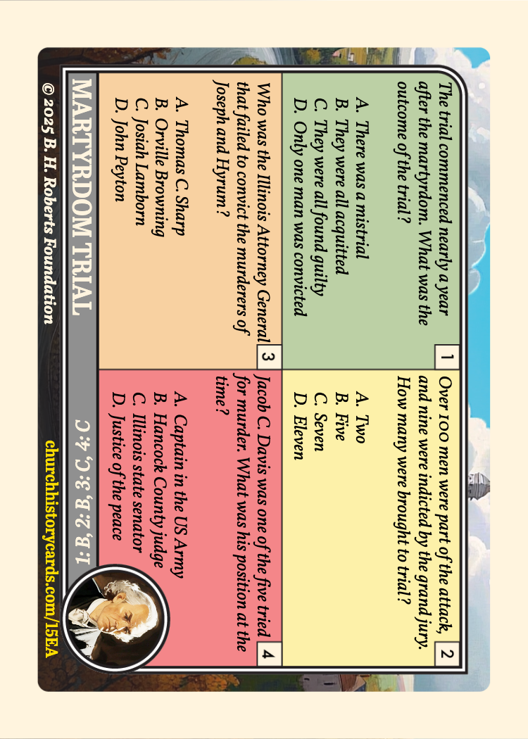 Back of card