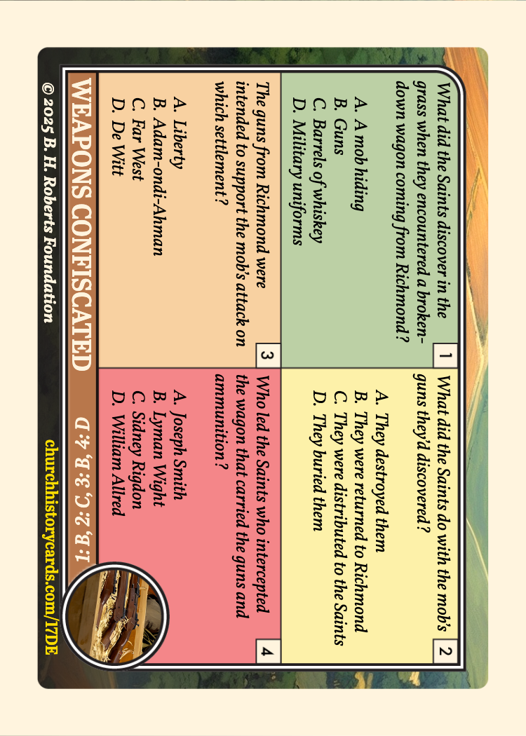Back of card
