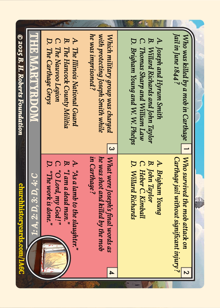 Back of card