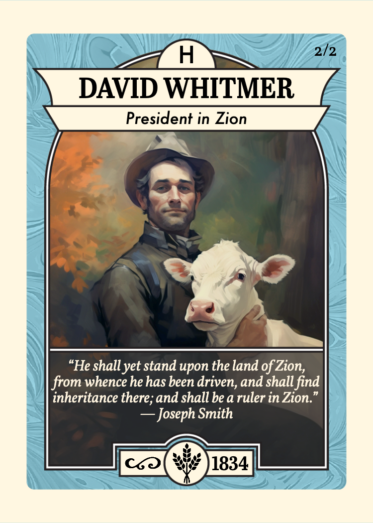 Front of card