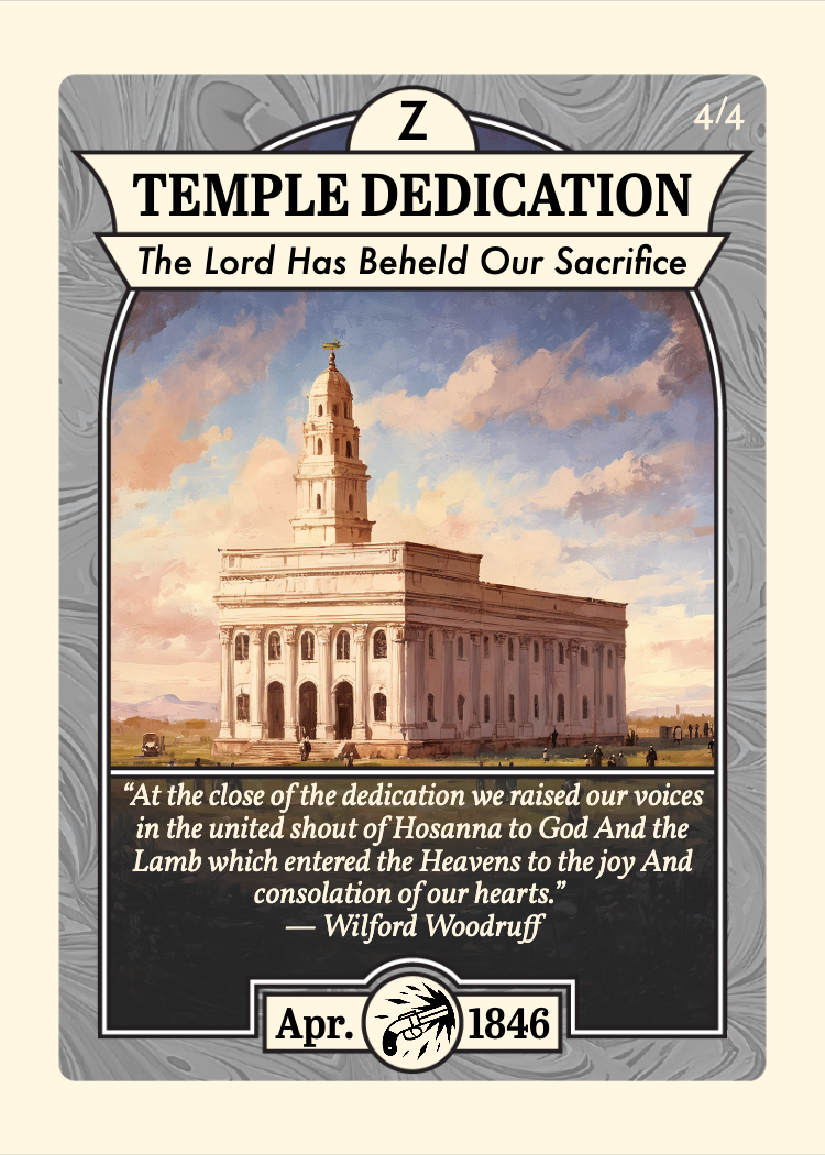 Front of card