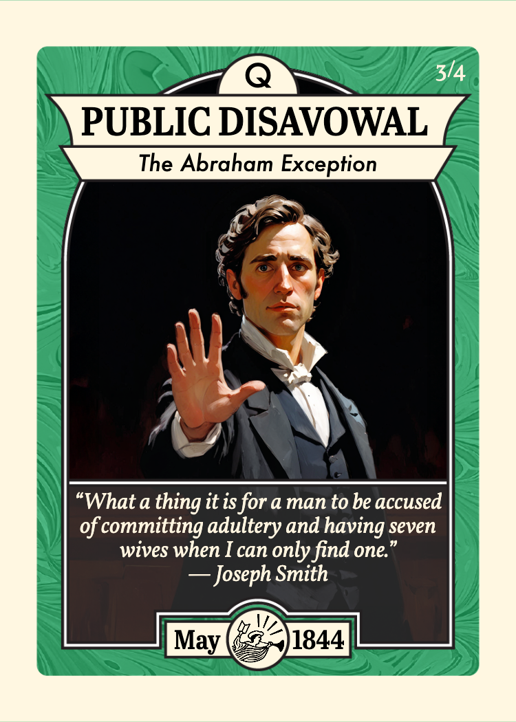 Front of card