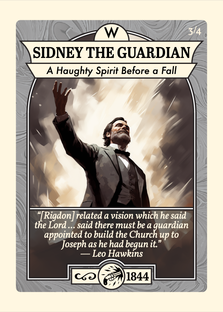 Front of card