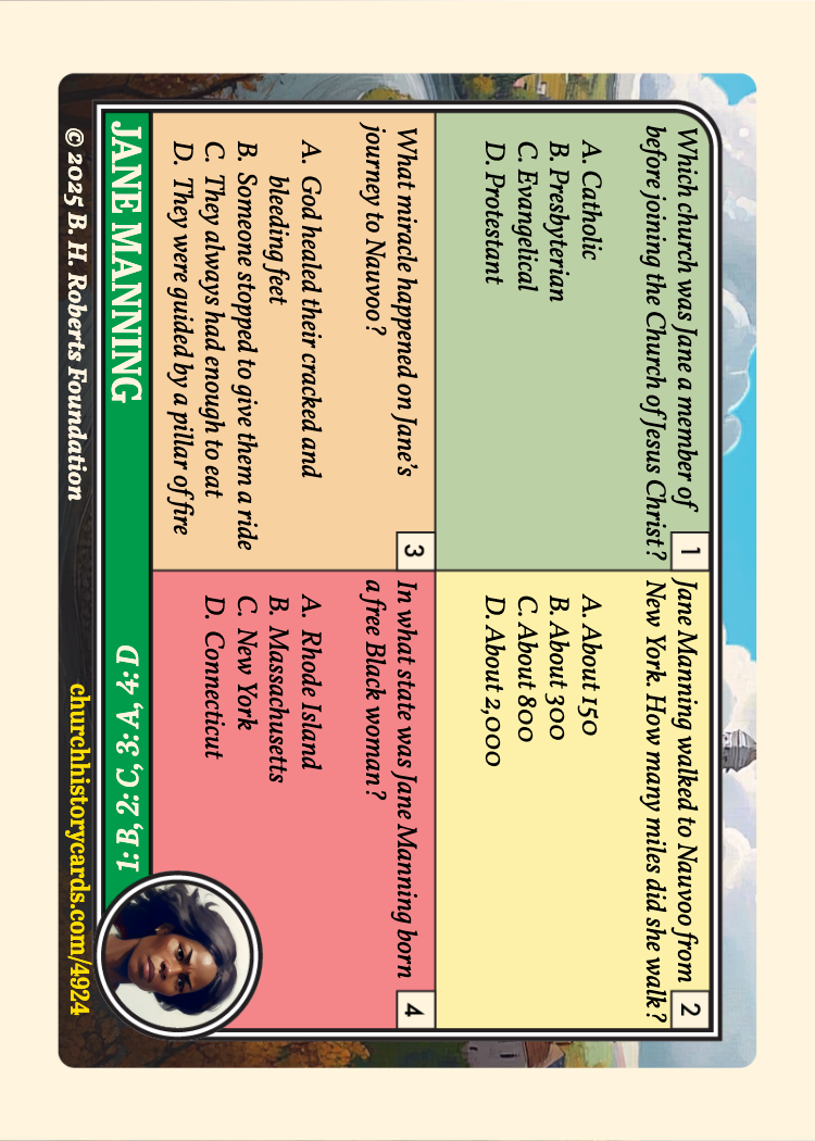 Back of card