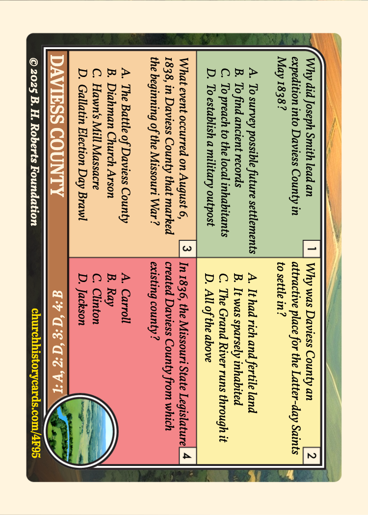 Back of card