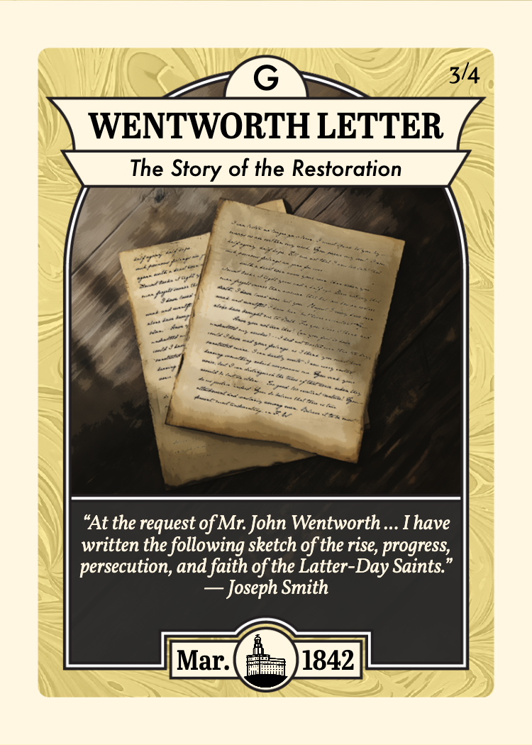 Front of card