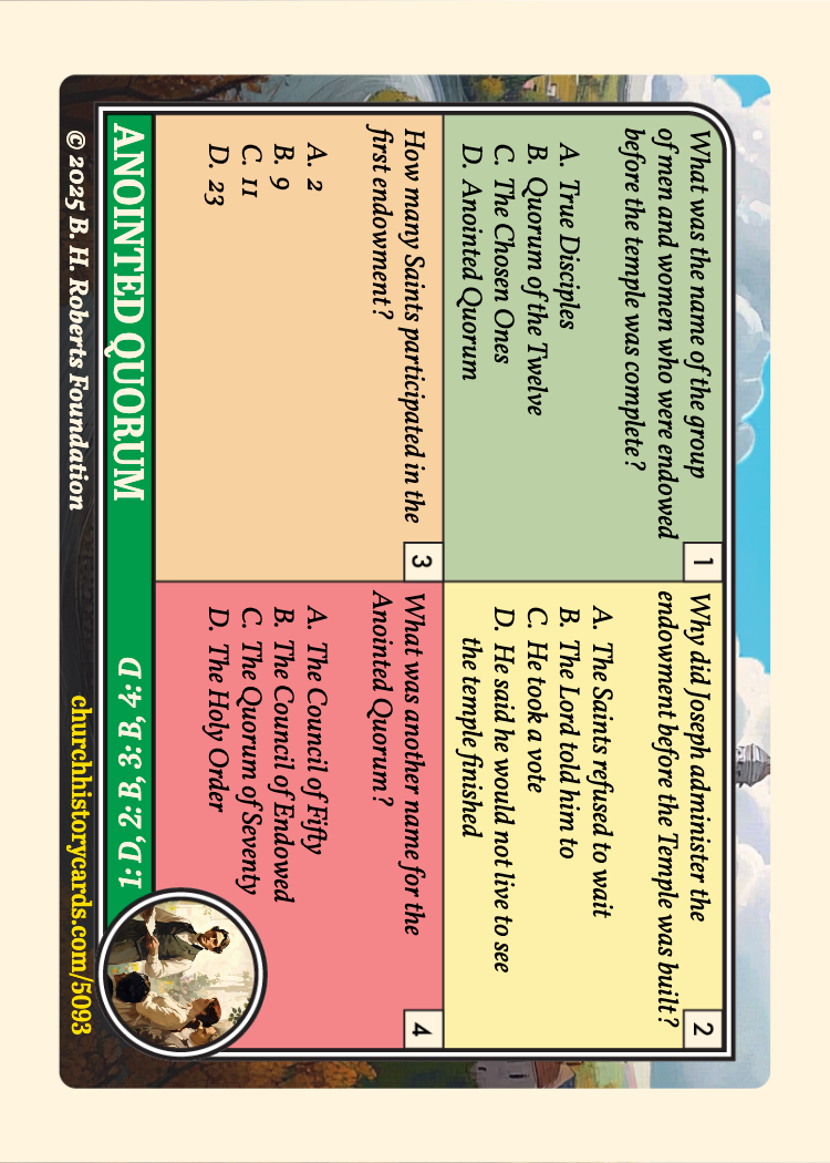 Back of card