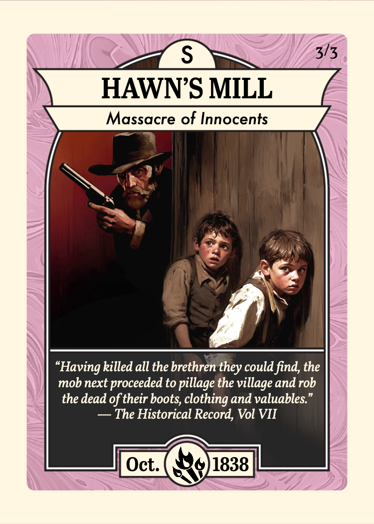Front of card