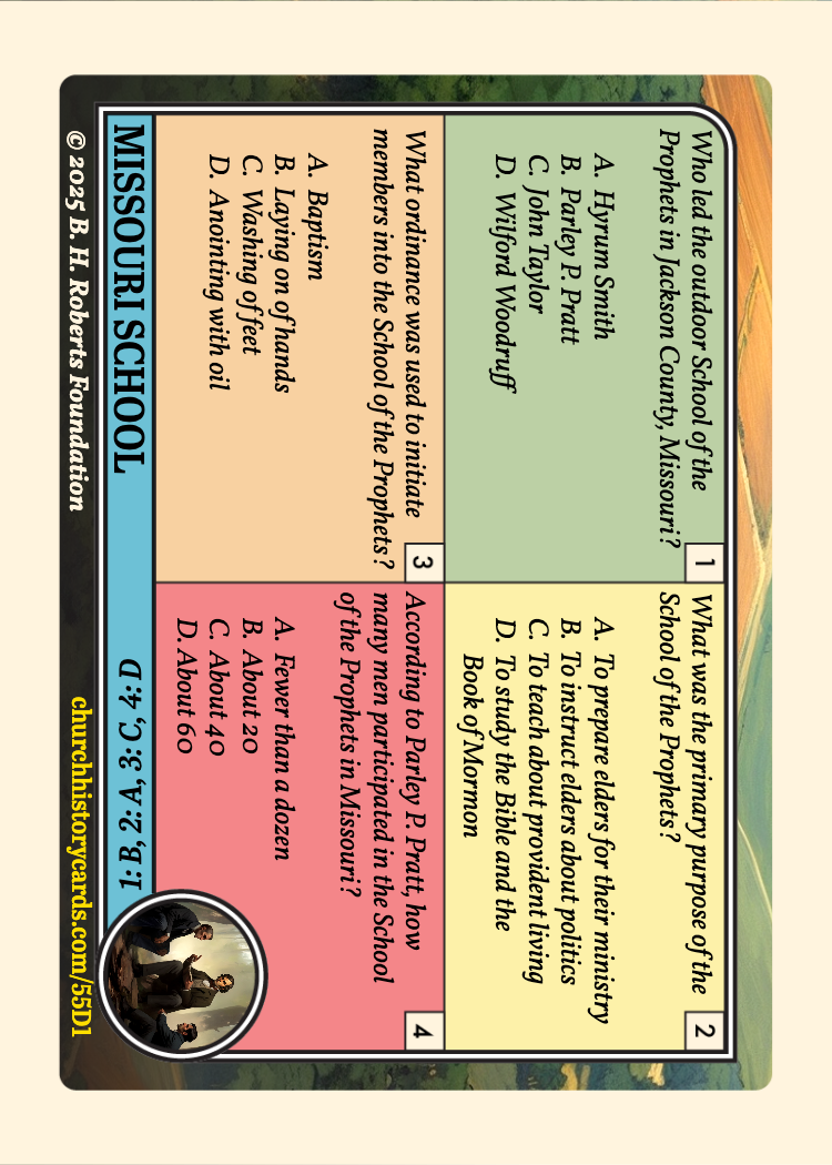Back of card