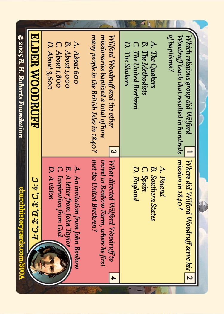 Back of card