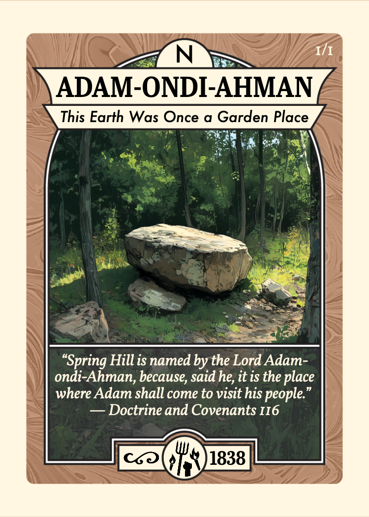 Front of card