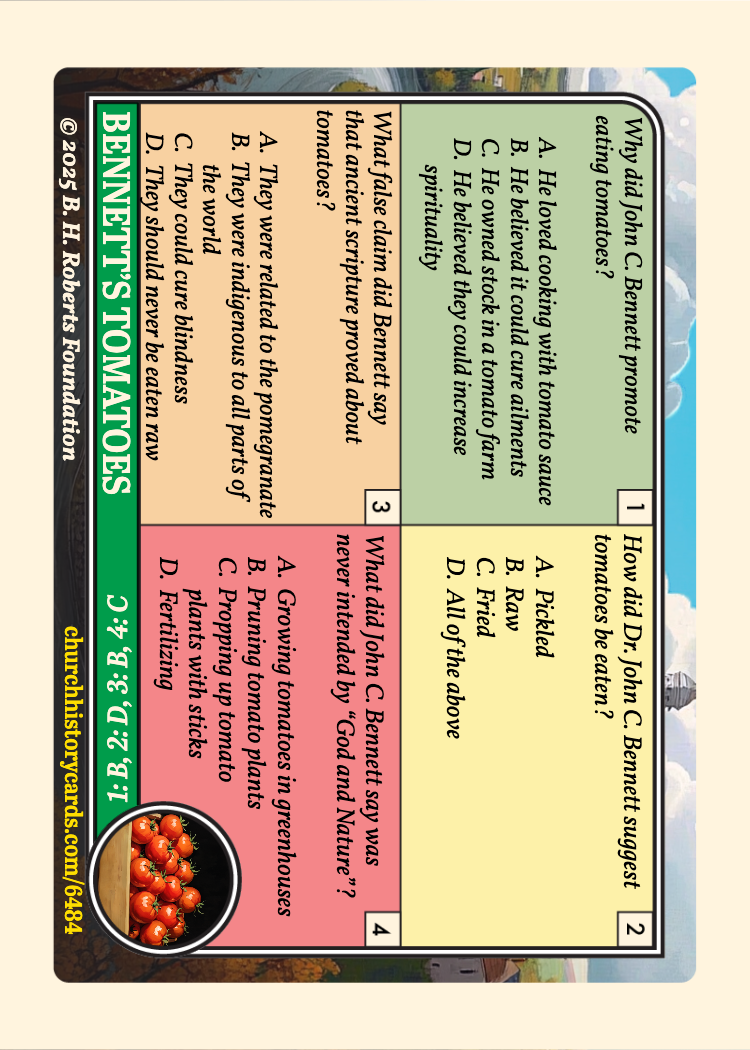Back of card