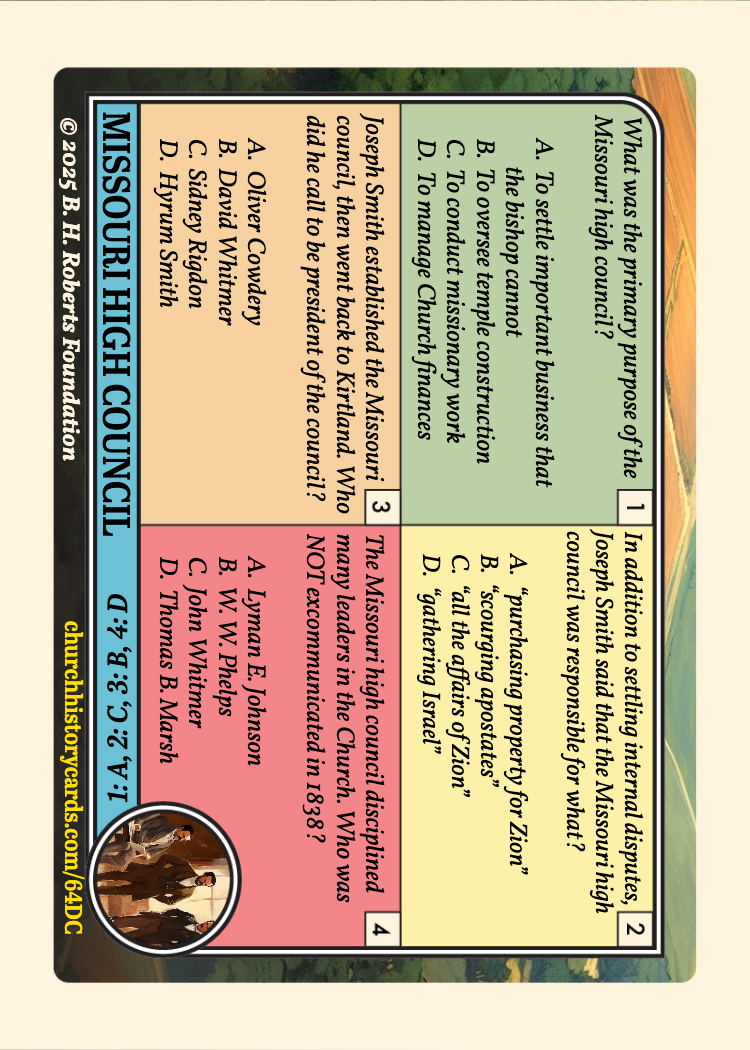 Back of card