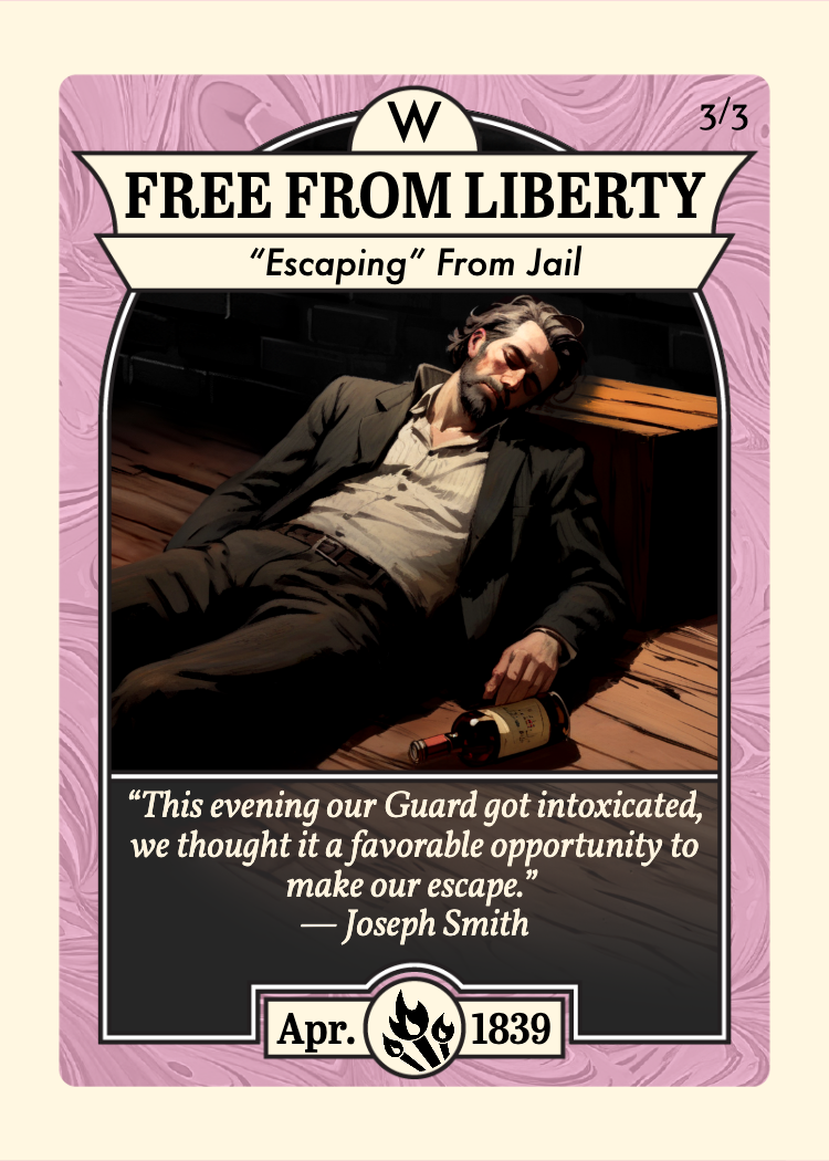 Front of card