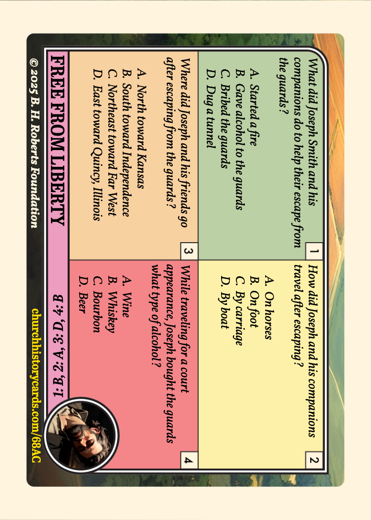 Back of card