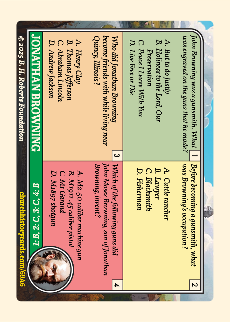Back of card