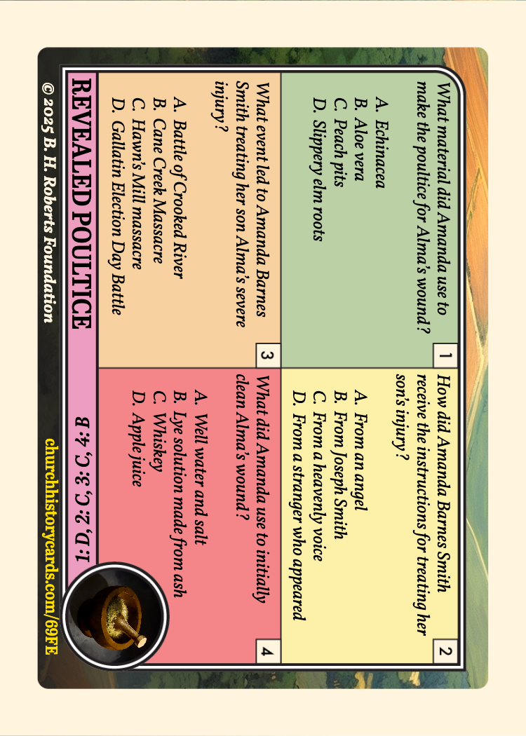 Back of card