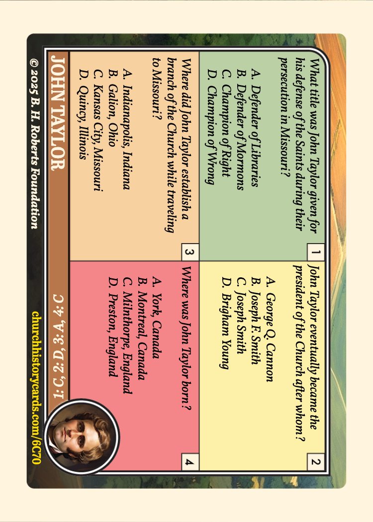 Back of card