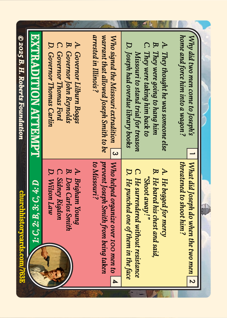 Back of card