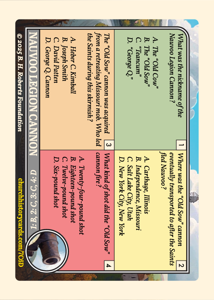 Back of card