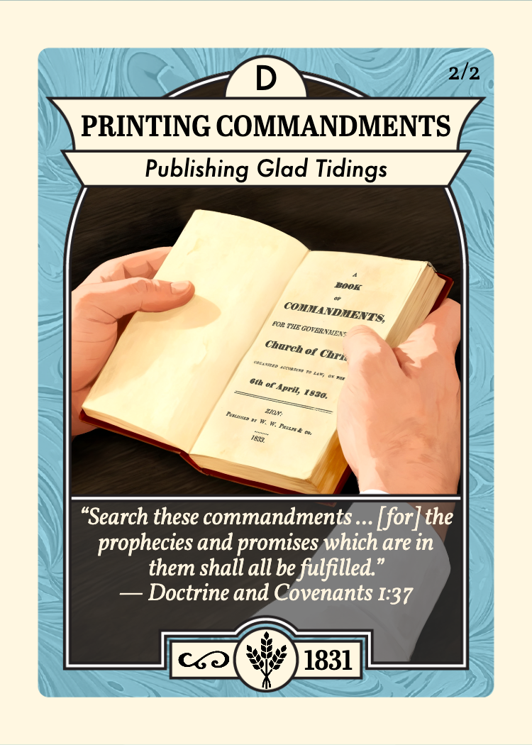 Front of card