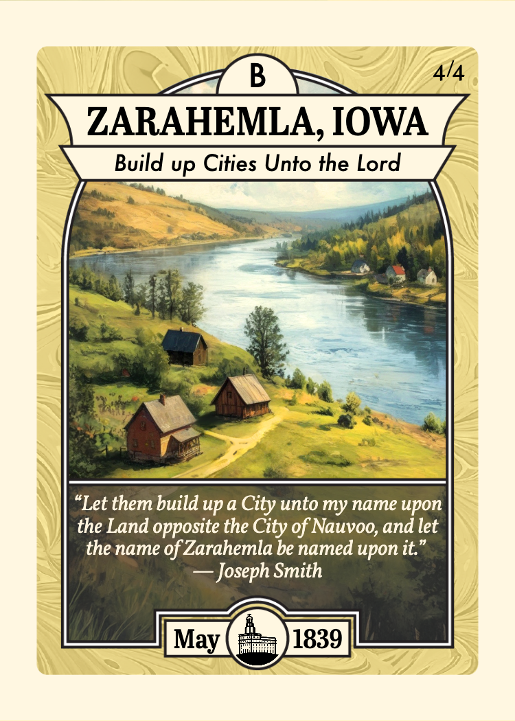 Front of card