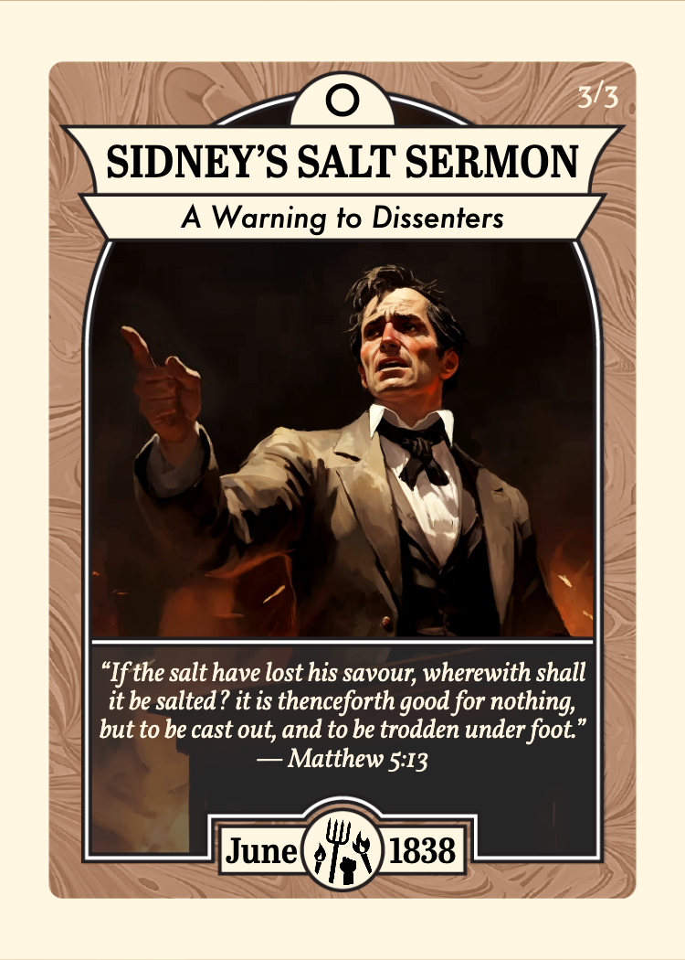 Front of card