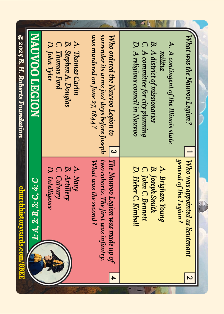 Back of card