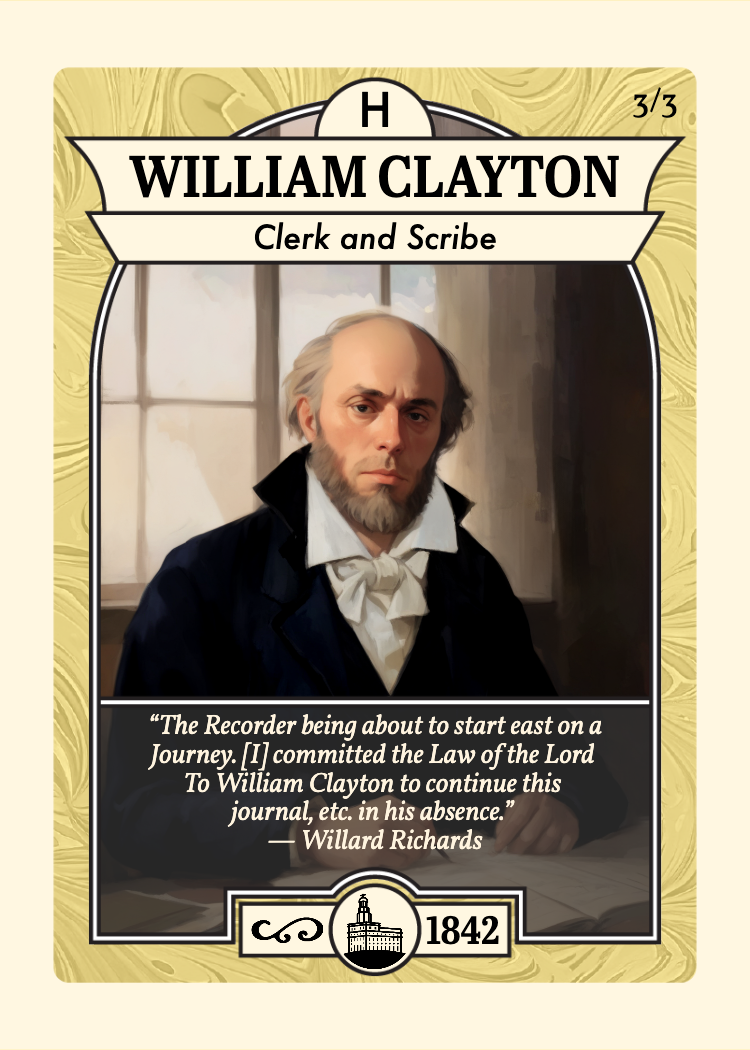 Front of card