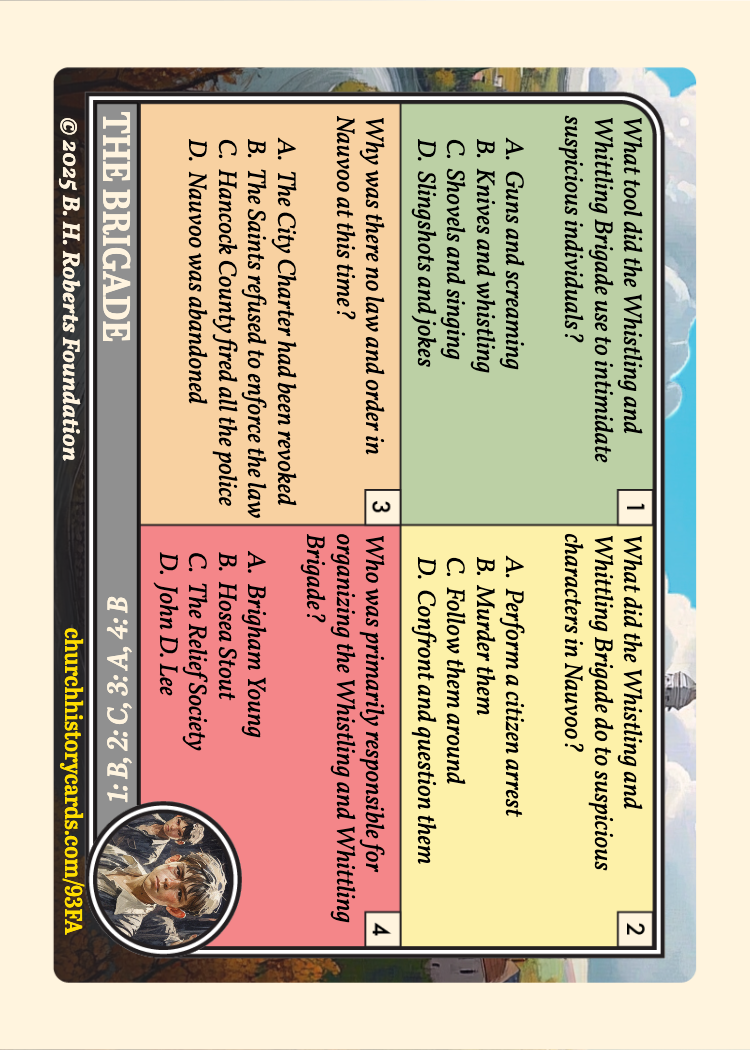 Back of card