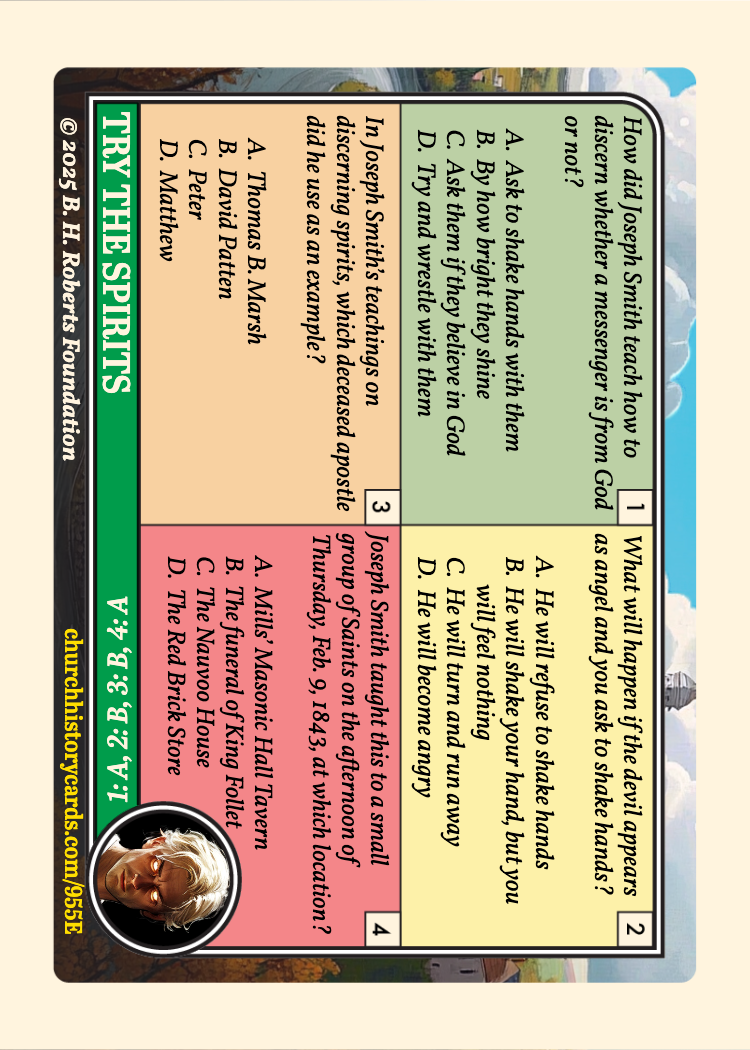 Back of card
