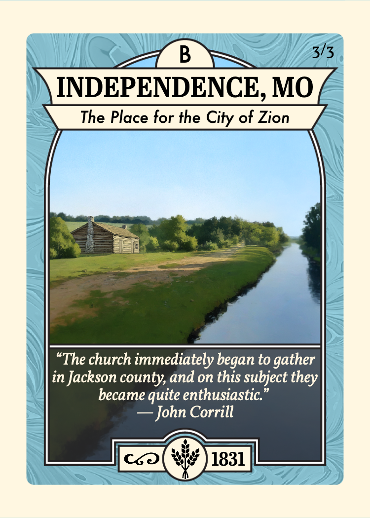 Front of card