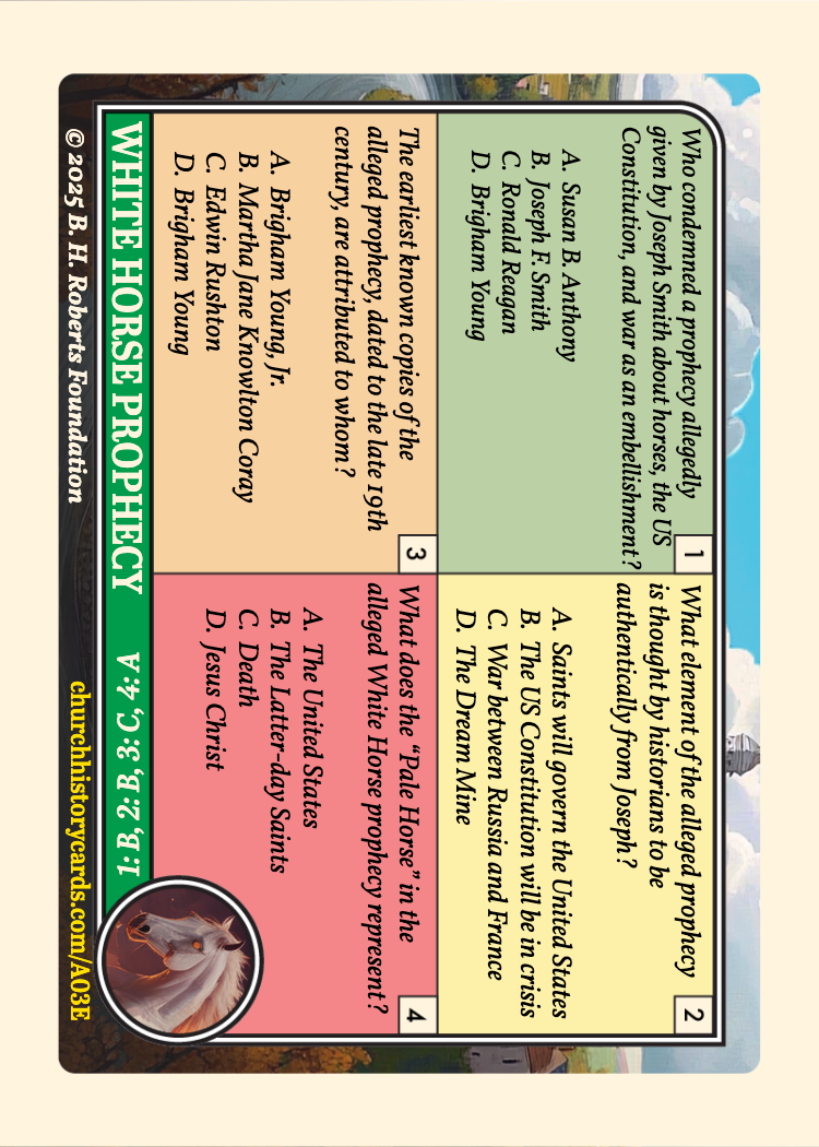 Back of card