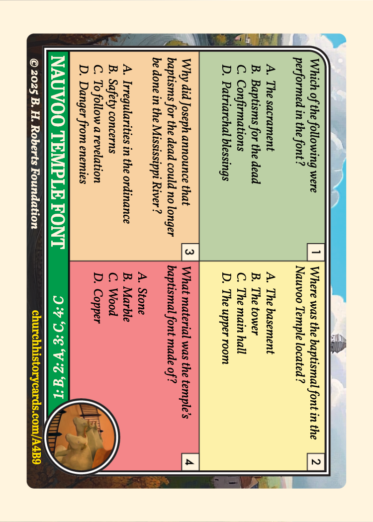 Back of card