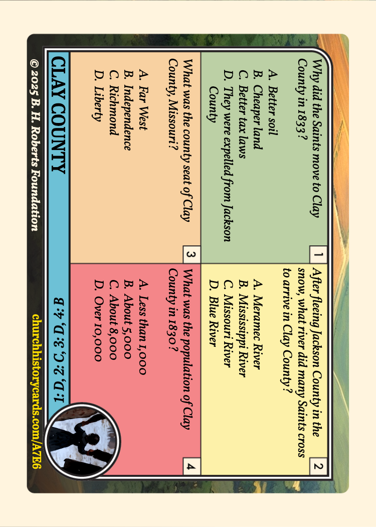 Back of card