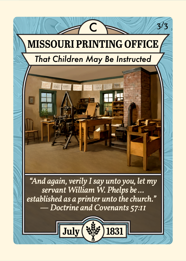 Front of card