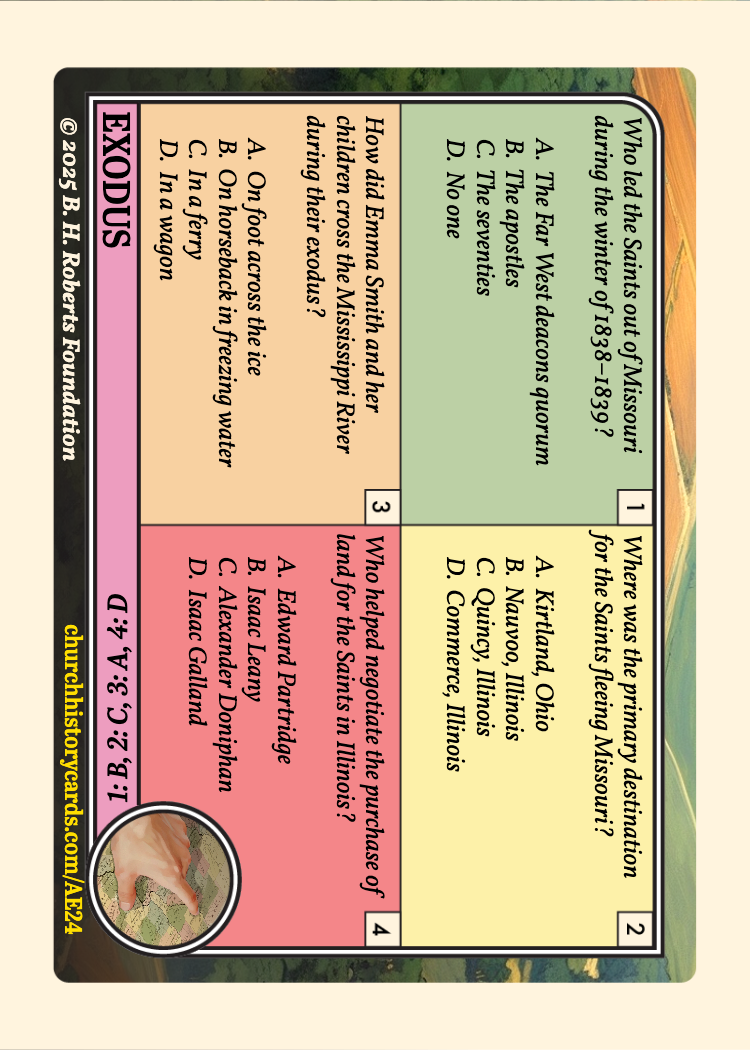 Back of card