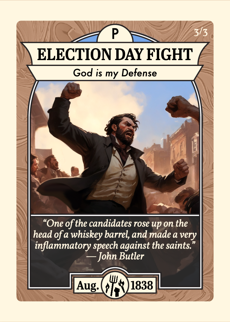 Front of card