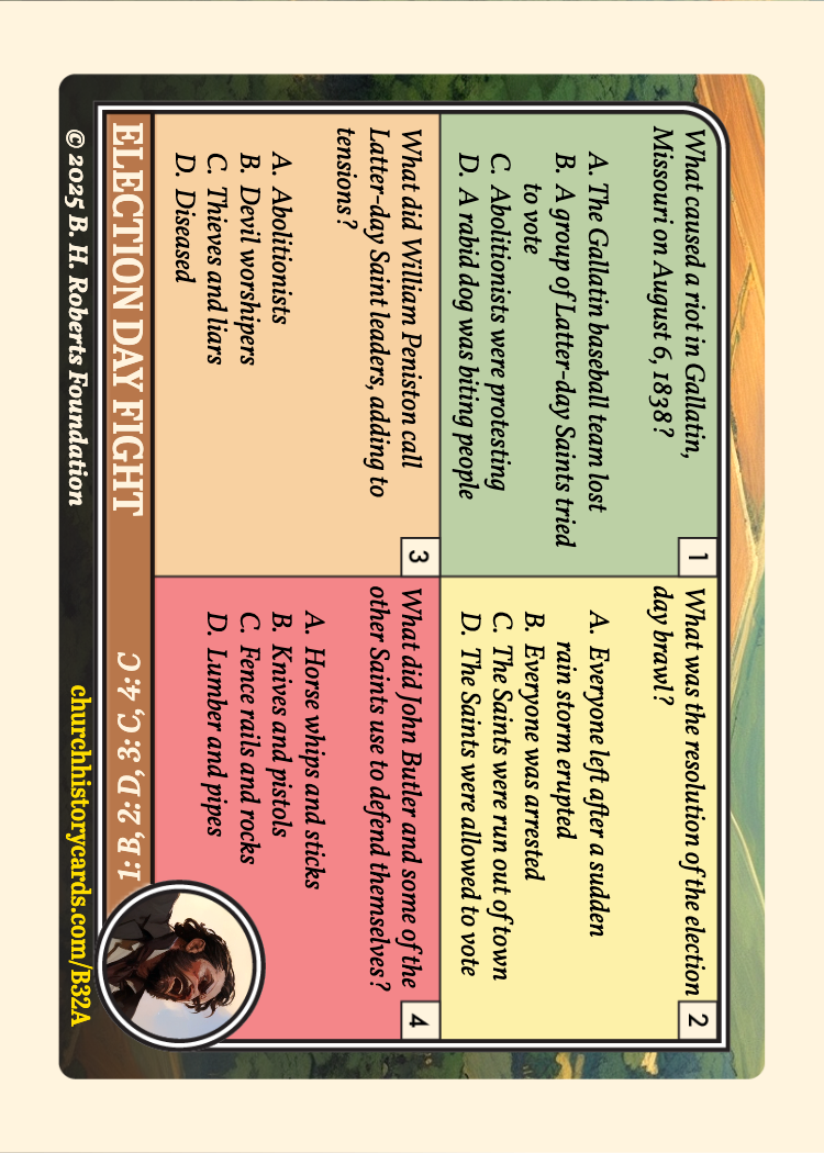 Back of card
