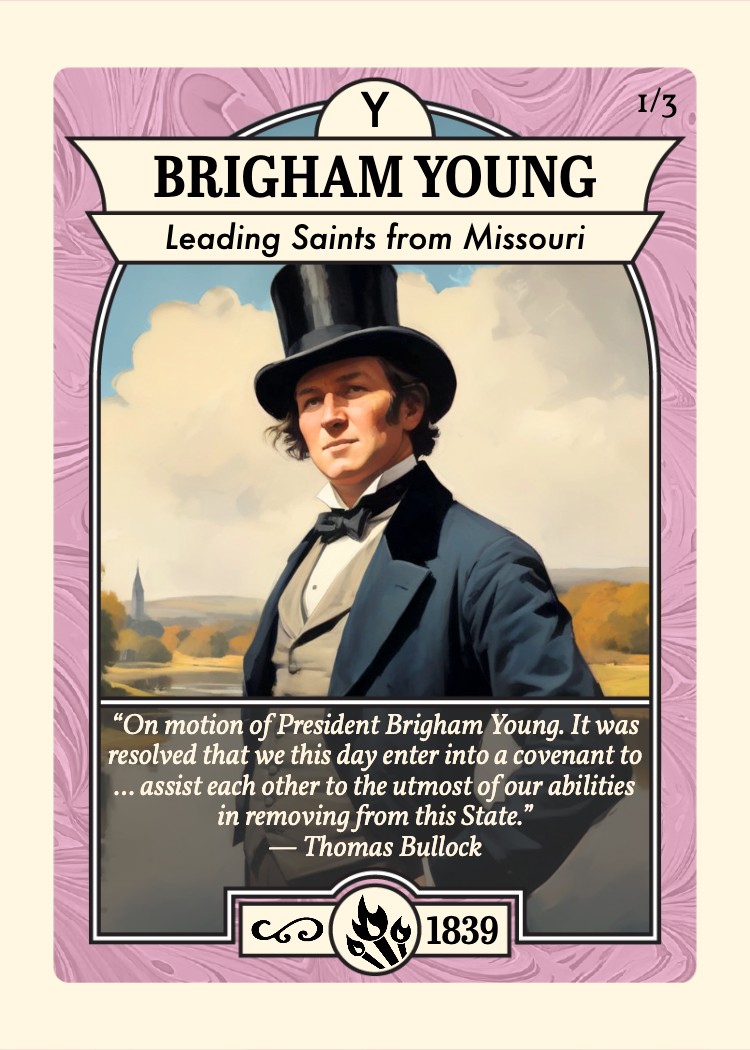 Front of card