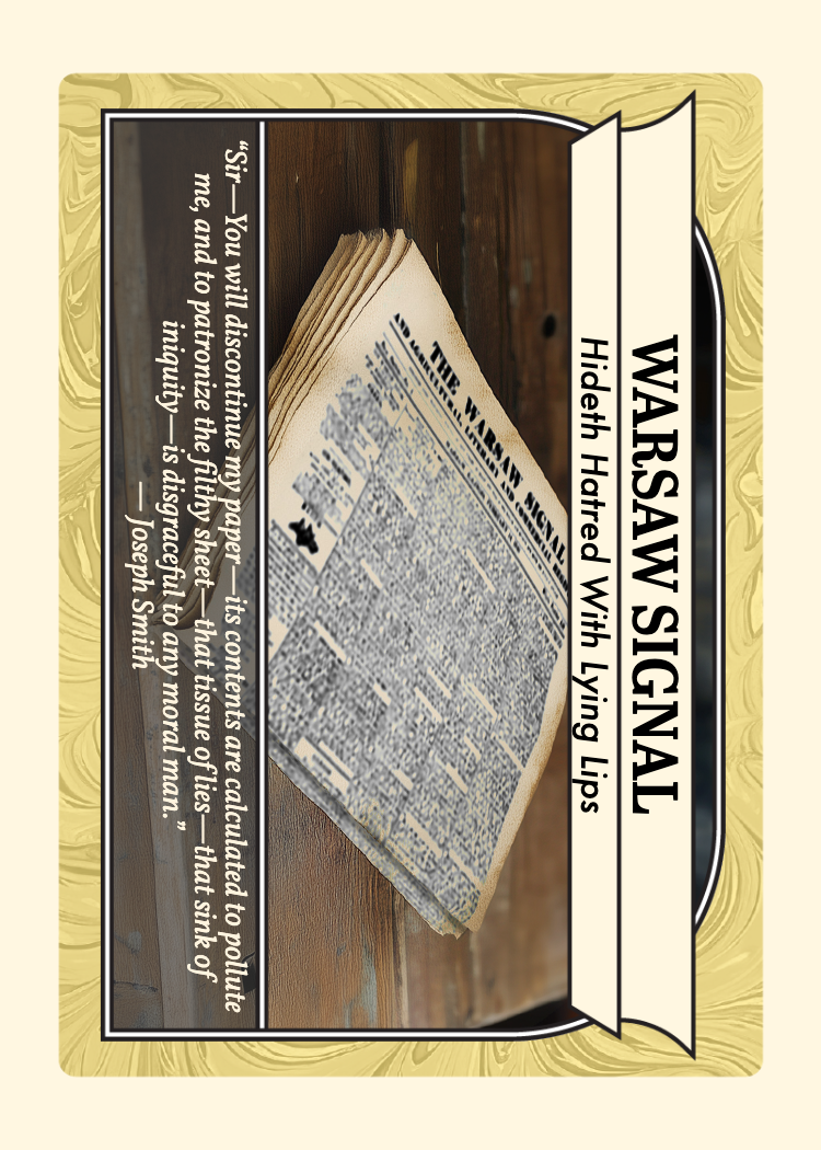 Front of card