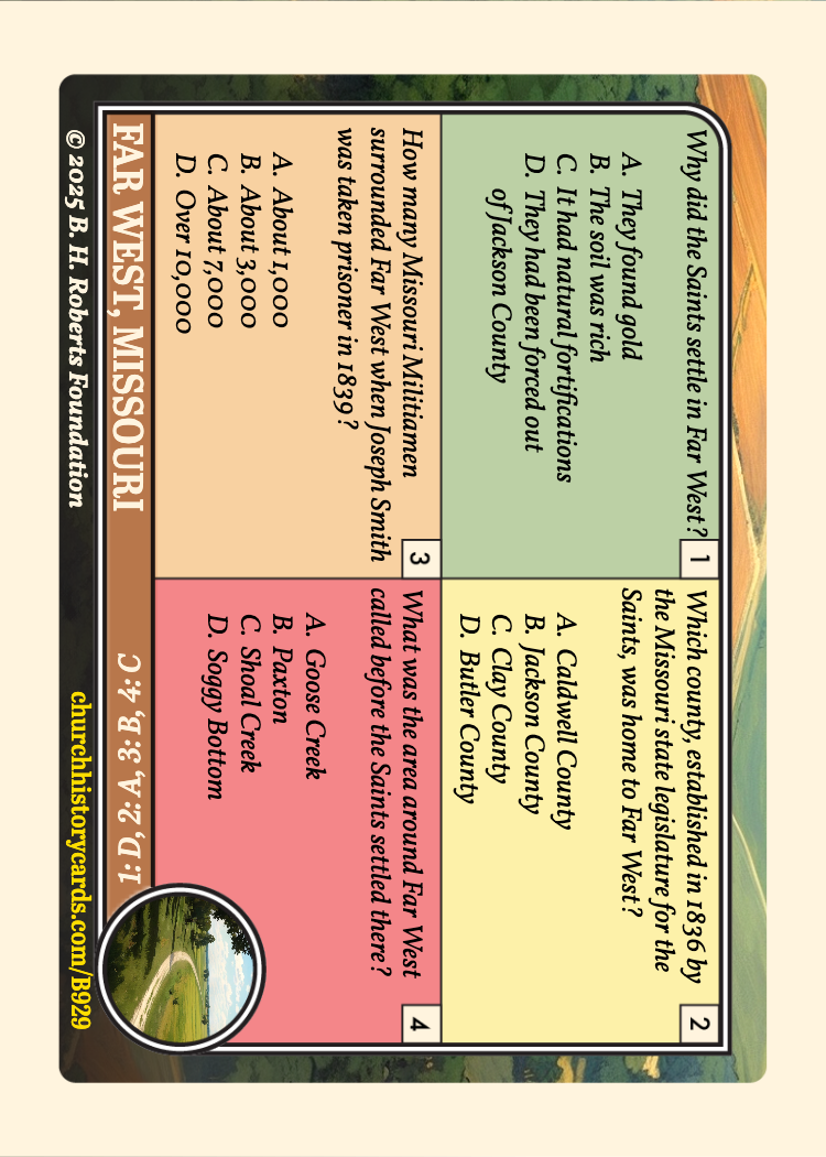 Back of card