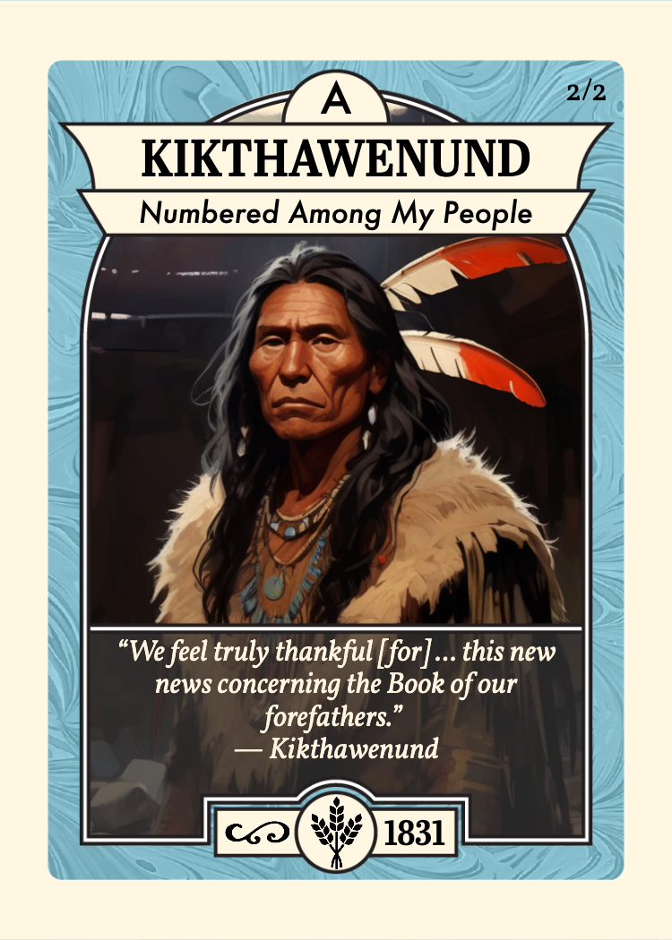 Front of card