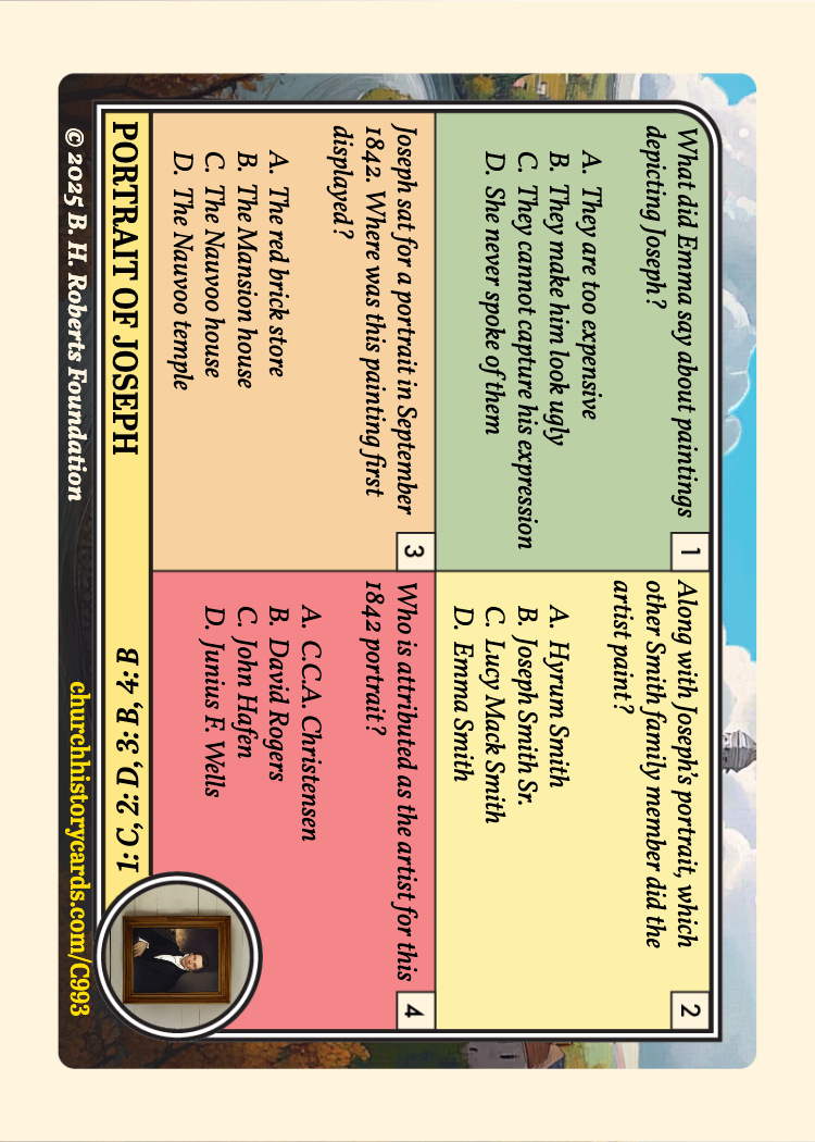 Back of card