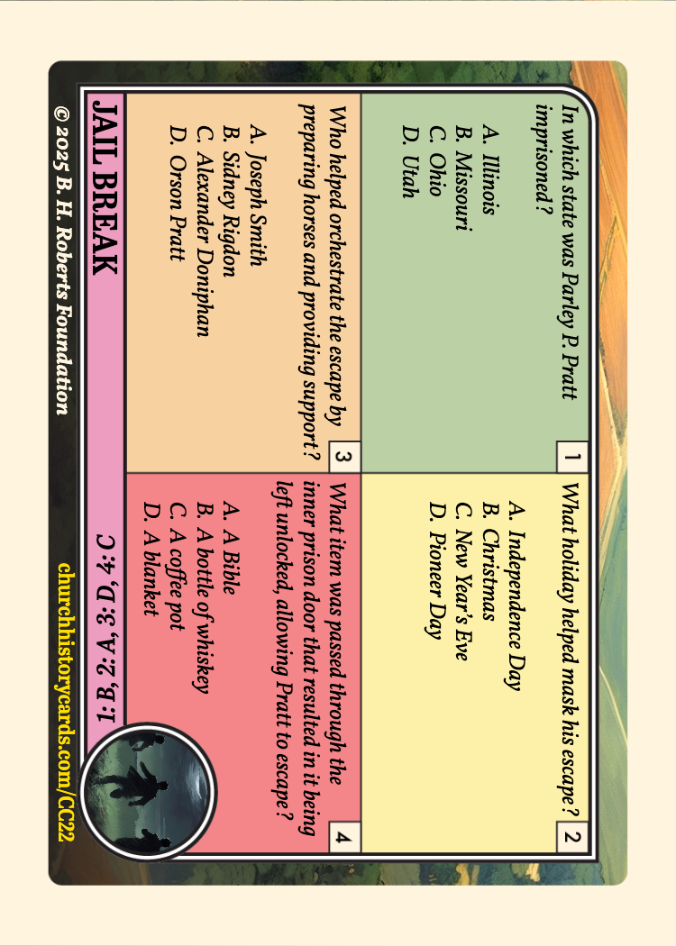 Back of card