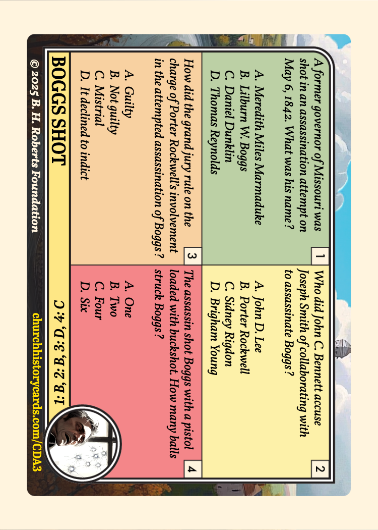 Back of card