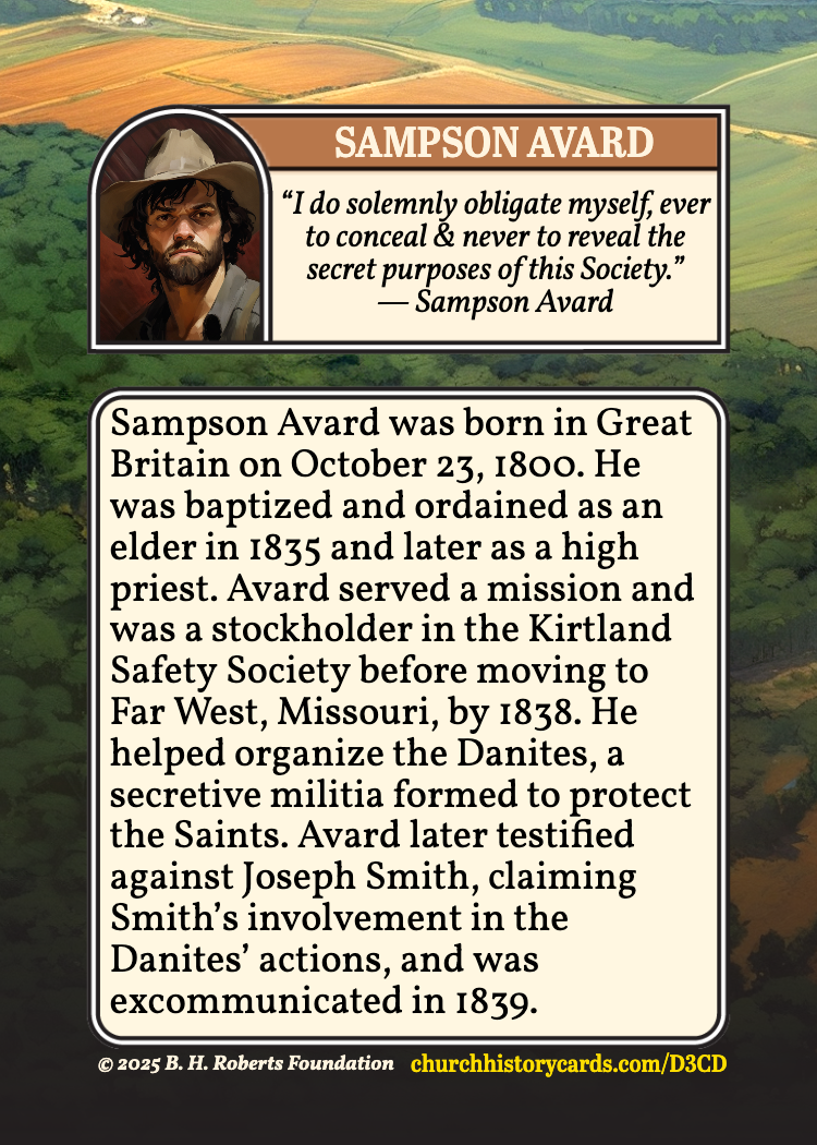 Back of card