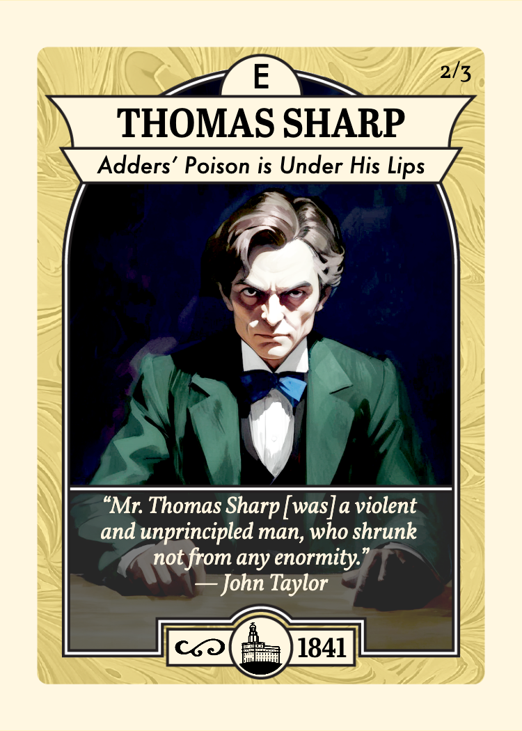 Front of card